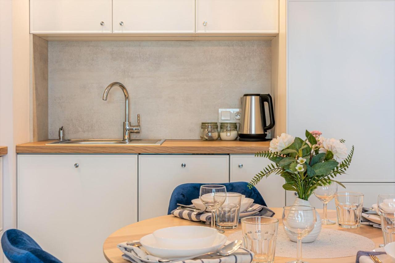 Apartament Blue Door Marina Gdansk Apartman Kültér fotó