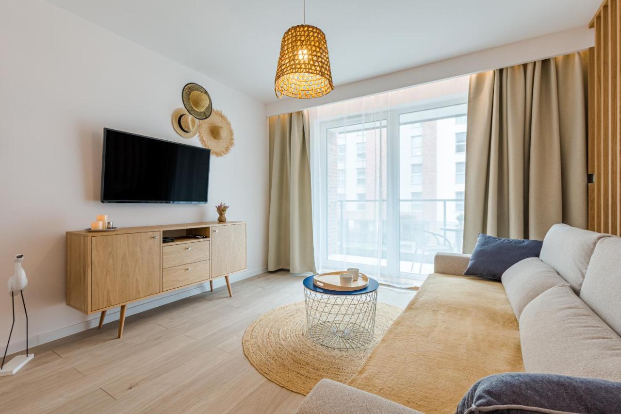 Apartament Blue Door Marina Gdansk Apartman Kültér fotó