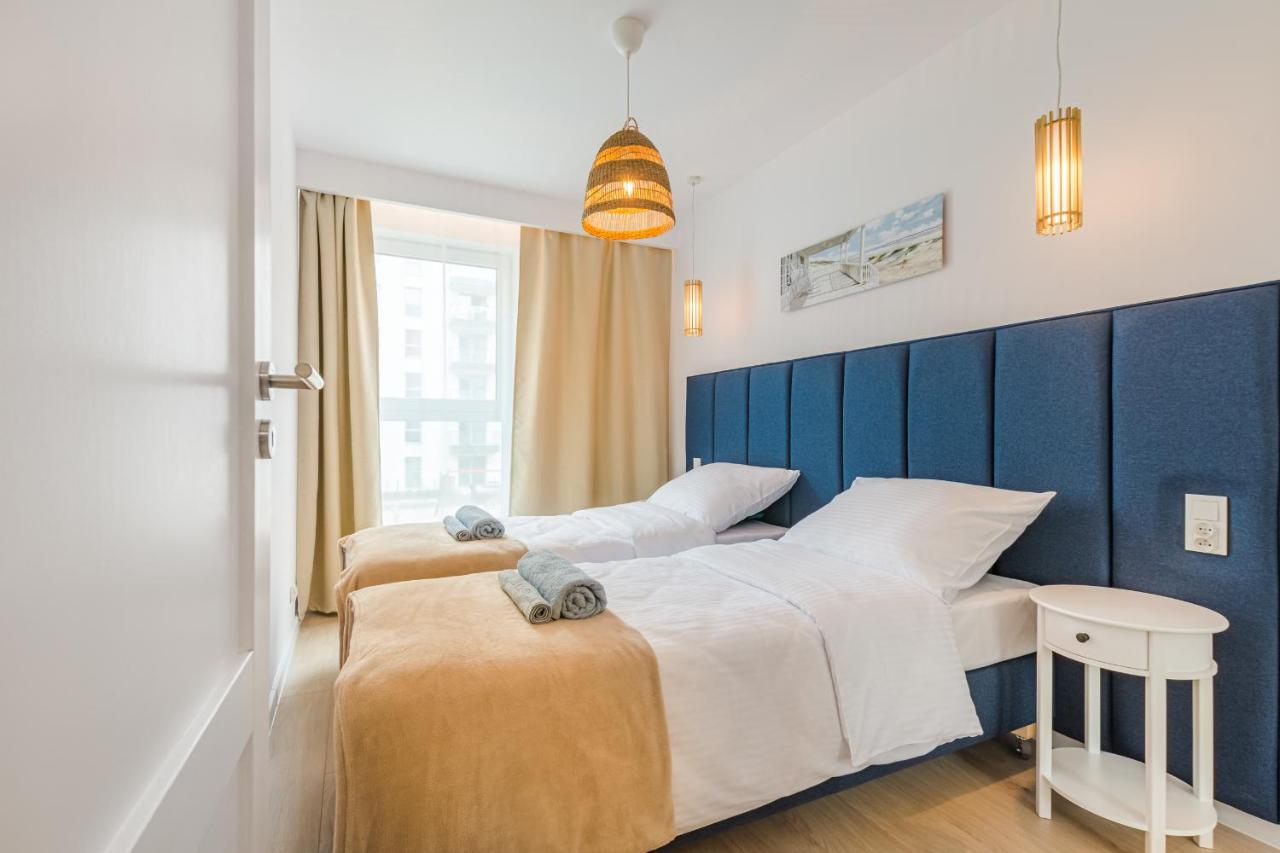 Apartament Blue Door Marina Gdansk Apartman Kültér fotó